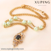 41311-2016 gold necklaces names women's prices 18kgp gold necklace